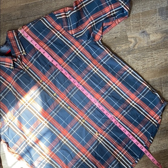 Izod Plaid Mens size Large Button down Shirt - Picture 10 of 10